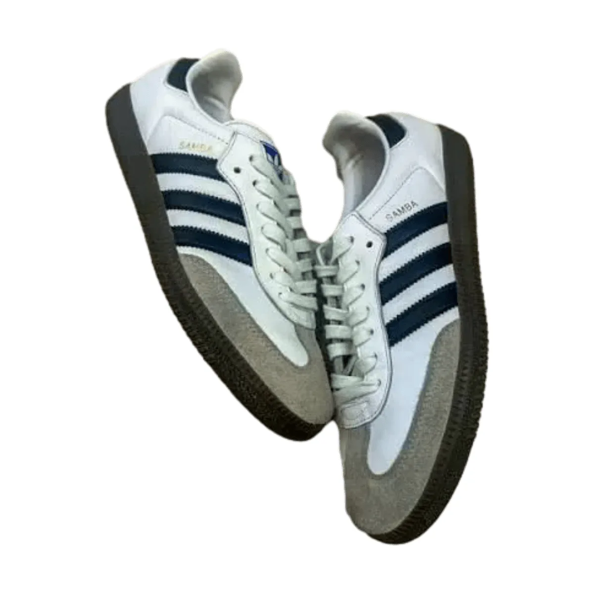 Baskets Adidas Samba Blanc et Marine  Style Classique