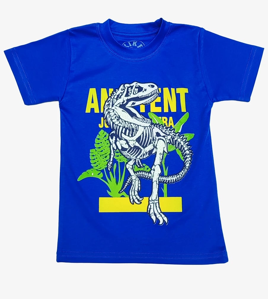 polo manga corta jurassic skeleton