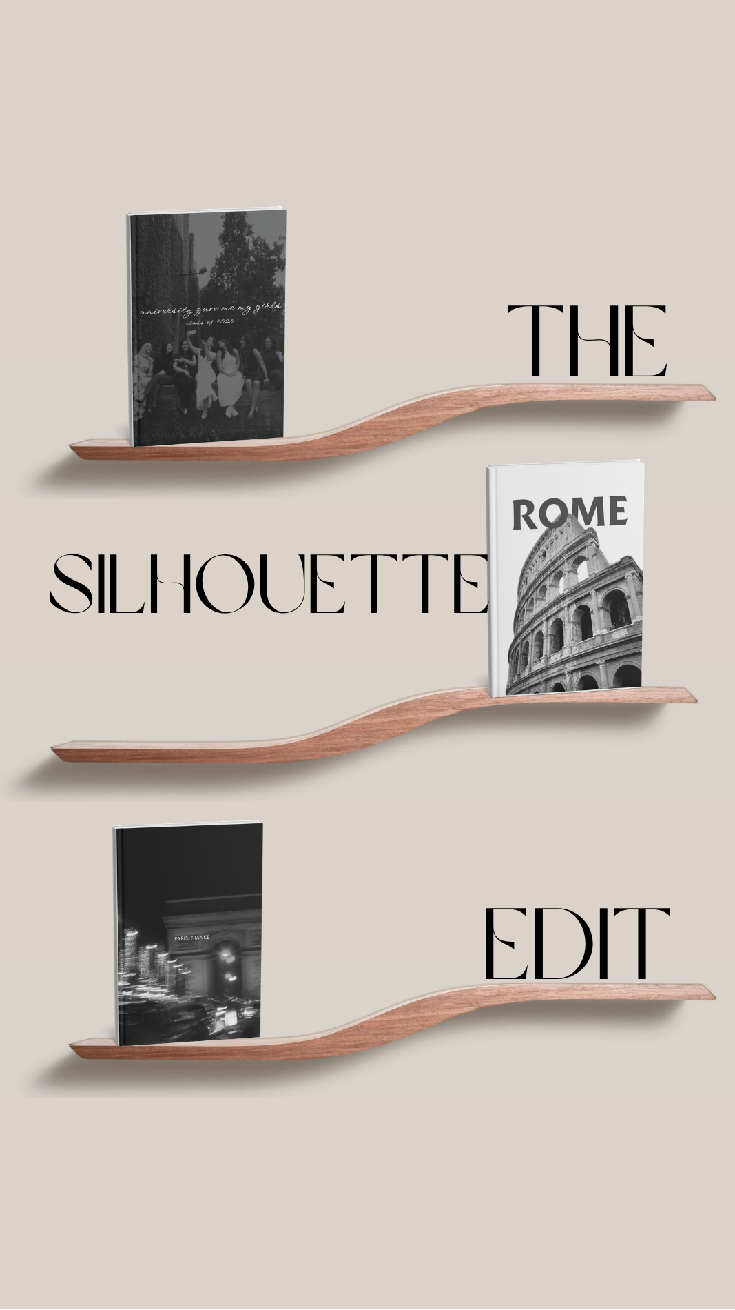 The Silhouette Edit wall panel