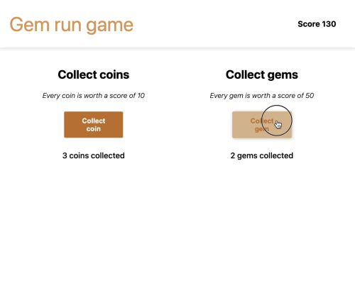 Gem run game project