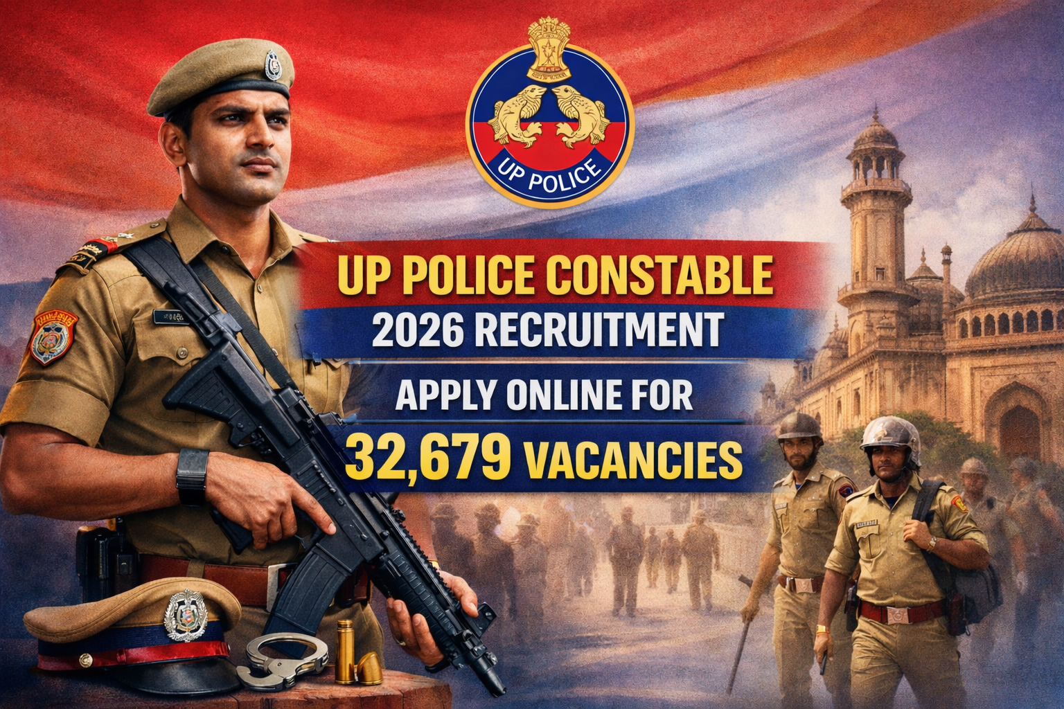 UP Police Constable 2026 Recruitment for 32,679 Vacancies