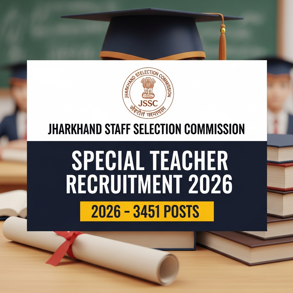 JSSC Recruitment 2026 for 3451 Vacancies