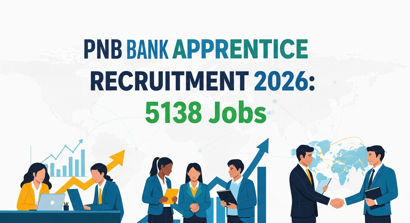 PNB Bank Apprentice Recruitment 2026 for 5138 Jobs
