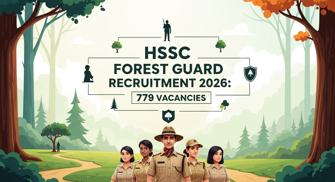 HSSC Forest Guard Recruitment 2026 for 779 Vacancies