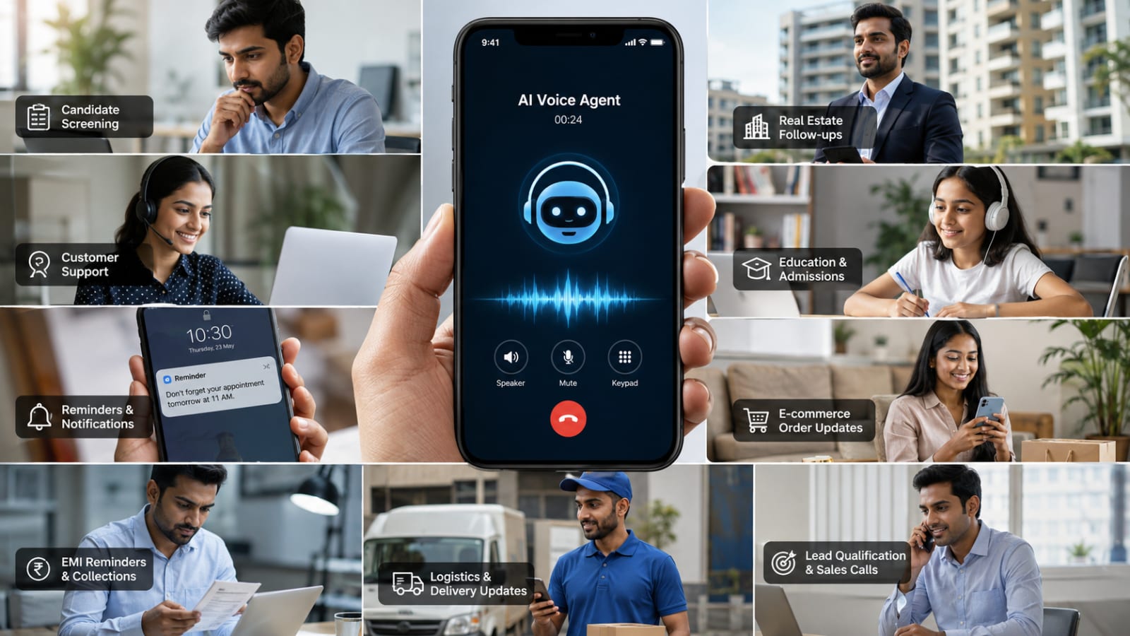 10 Practical Use Cases for AI Voice Agents in India (With Real Numbers)