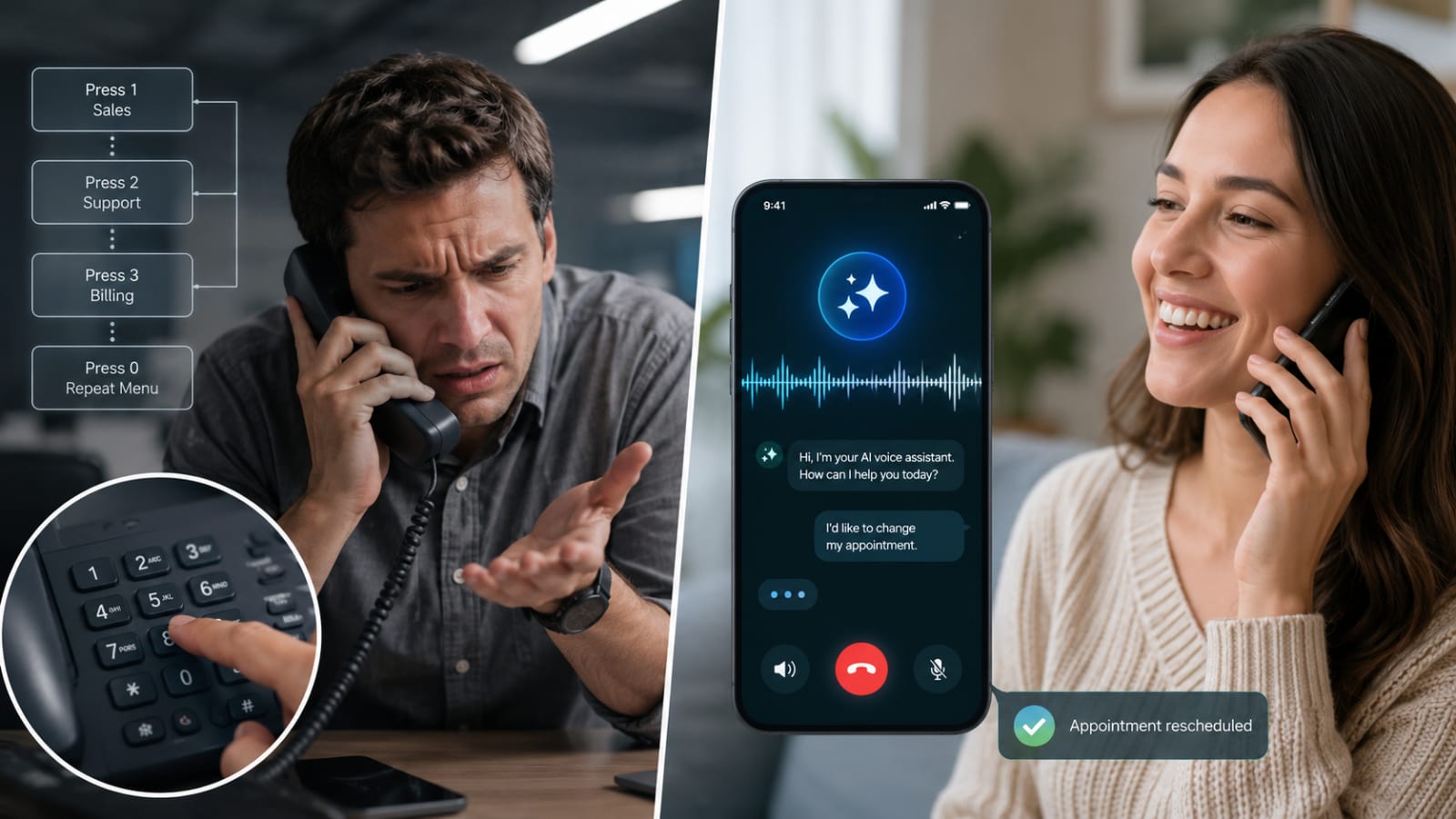 IVR vs AI Voice Agent: What's the Difference, and Which Do You Need?