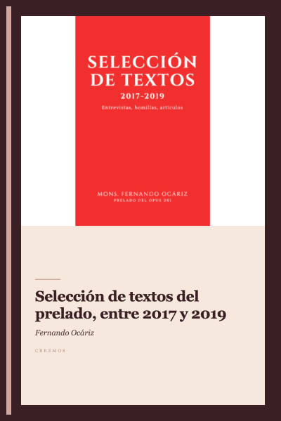 Selección de textos del prelado, entre 2017 y 2019