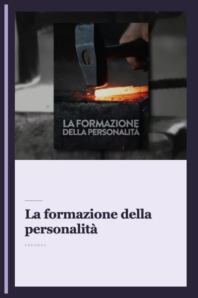 La formazione della personalità