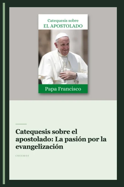 Catequesis sobre el apostolado: La pasión por la evangelización