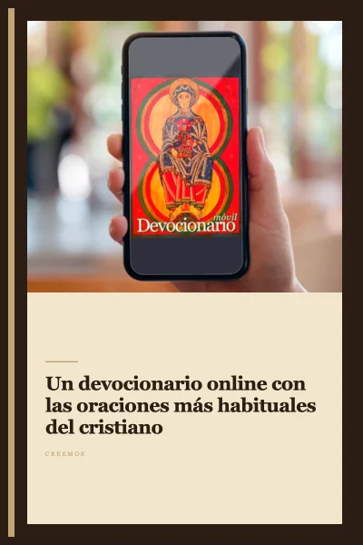Un devocionario online con las oraciones más habituales del cristiano