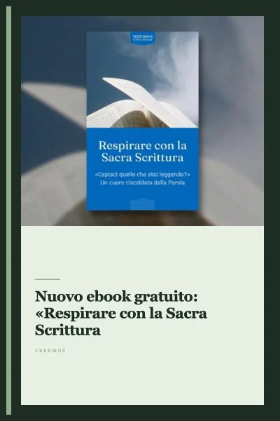 Nuovo ebook gratuito: «Respirare con la Sacra Scrittura»