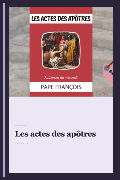 eBook "Les actes des apôtres"