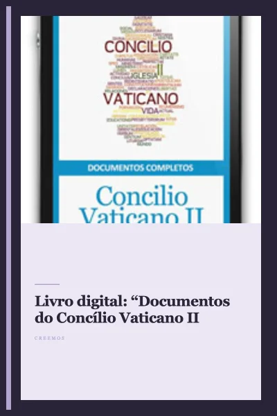 Livro digital: “Documentos do Concílio Vaticano II”