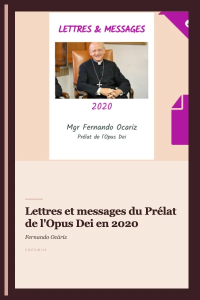 ebook - Lettres et messages du Prélat de l'Opus Dei en 2020