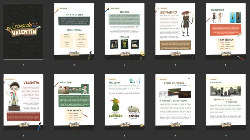 Biblia de Animacion Leonardo y Valentin