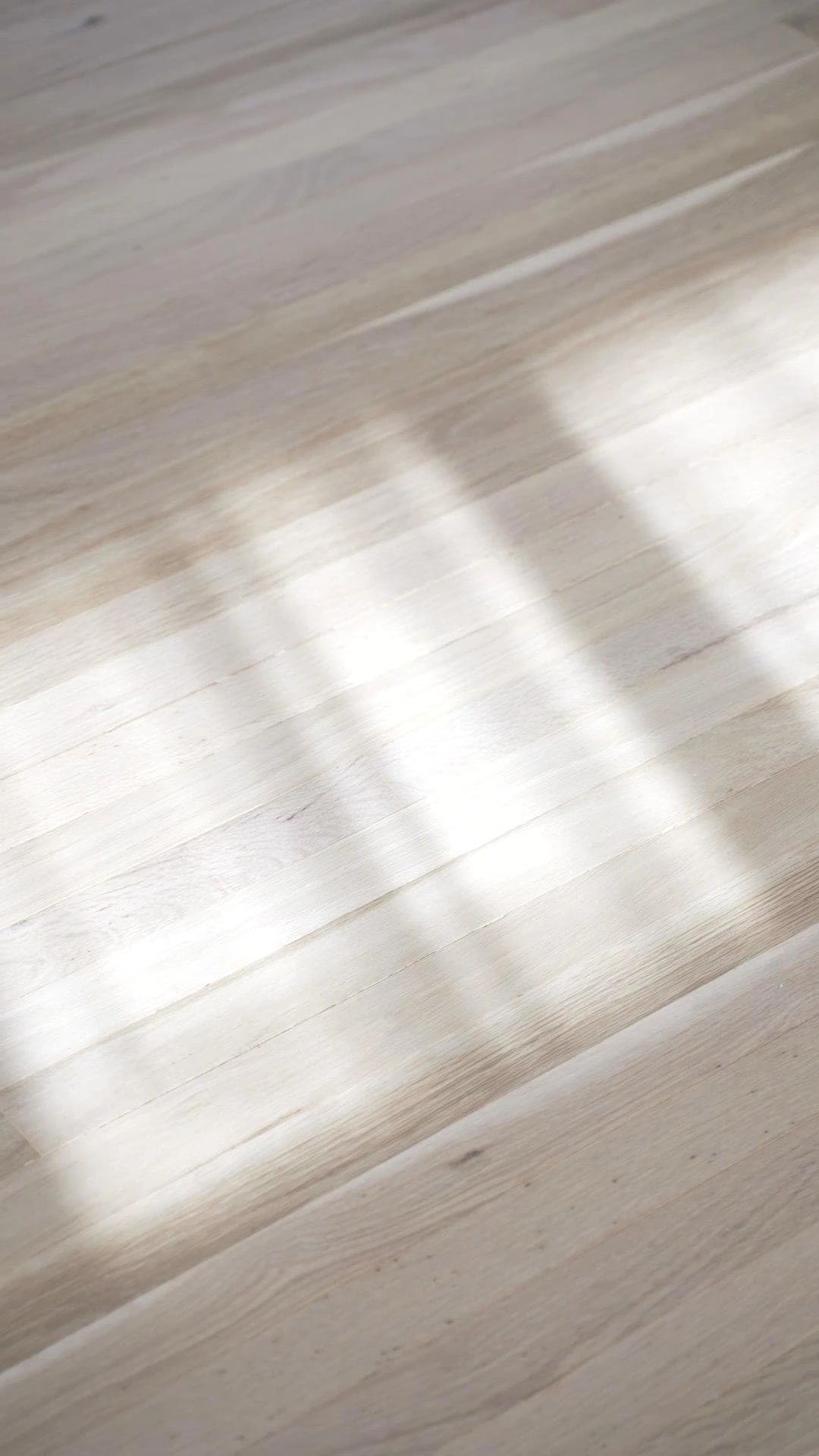Hardwood floor in the renovated first floor