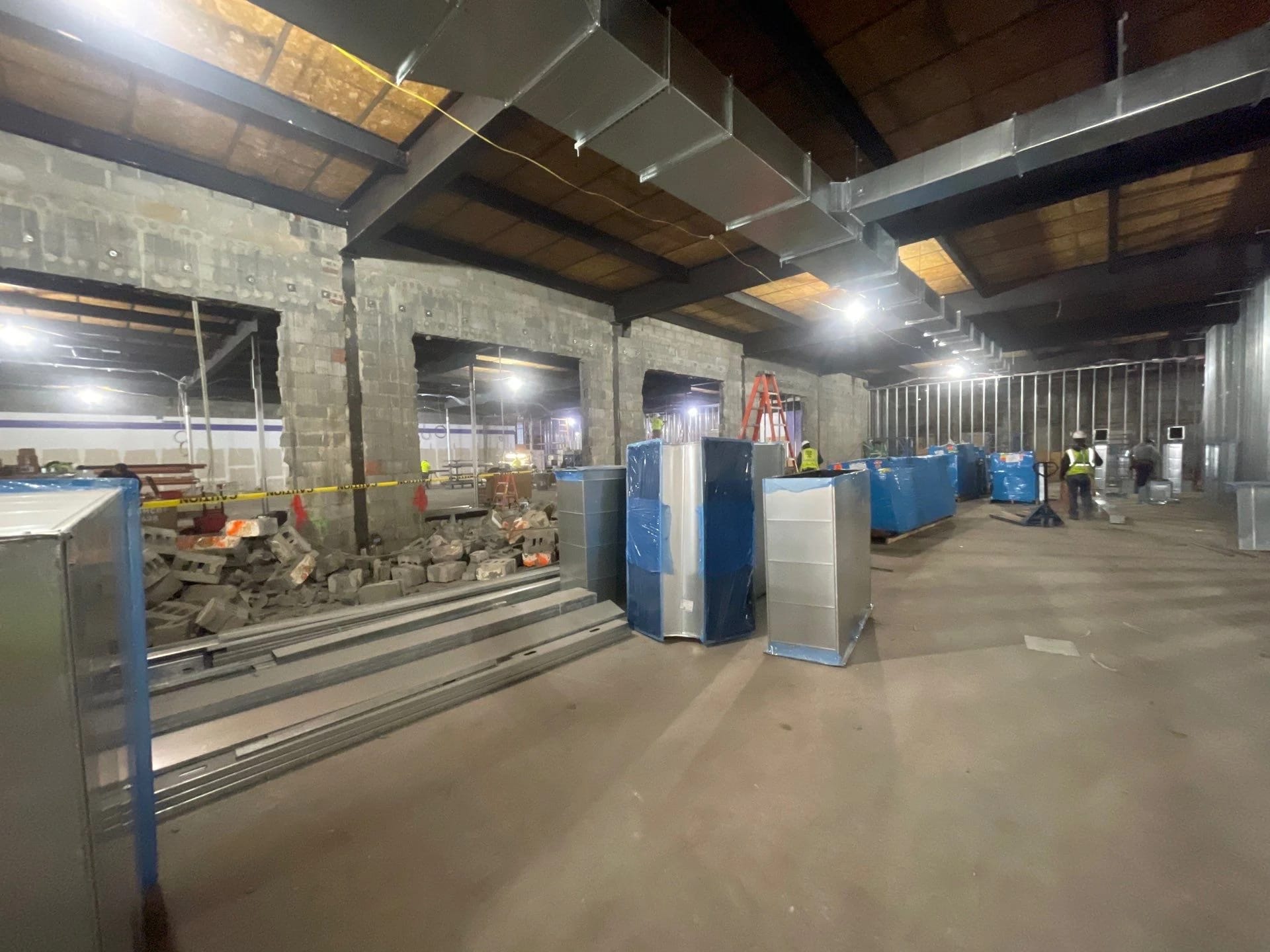 Interior masonry openings