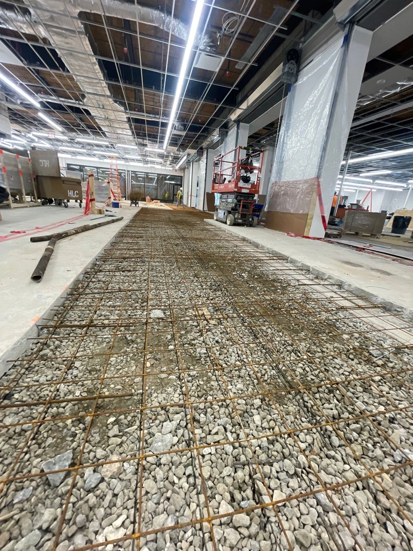 Concrete flat work repair.