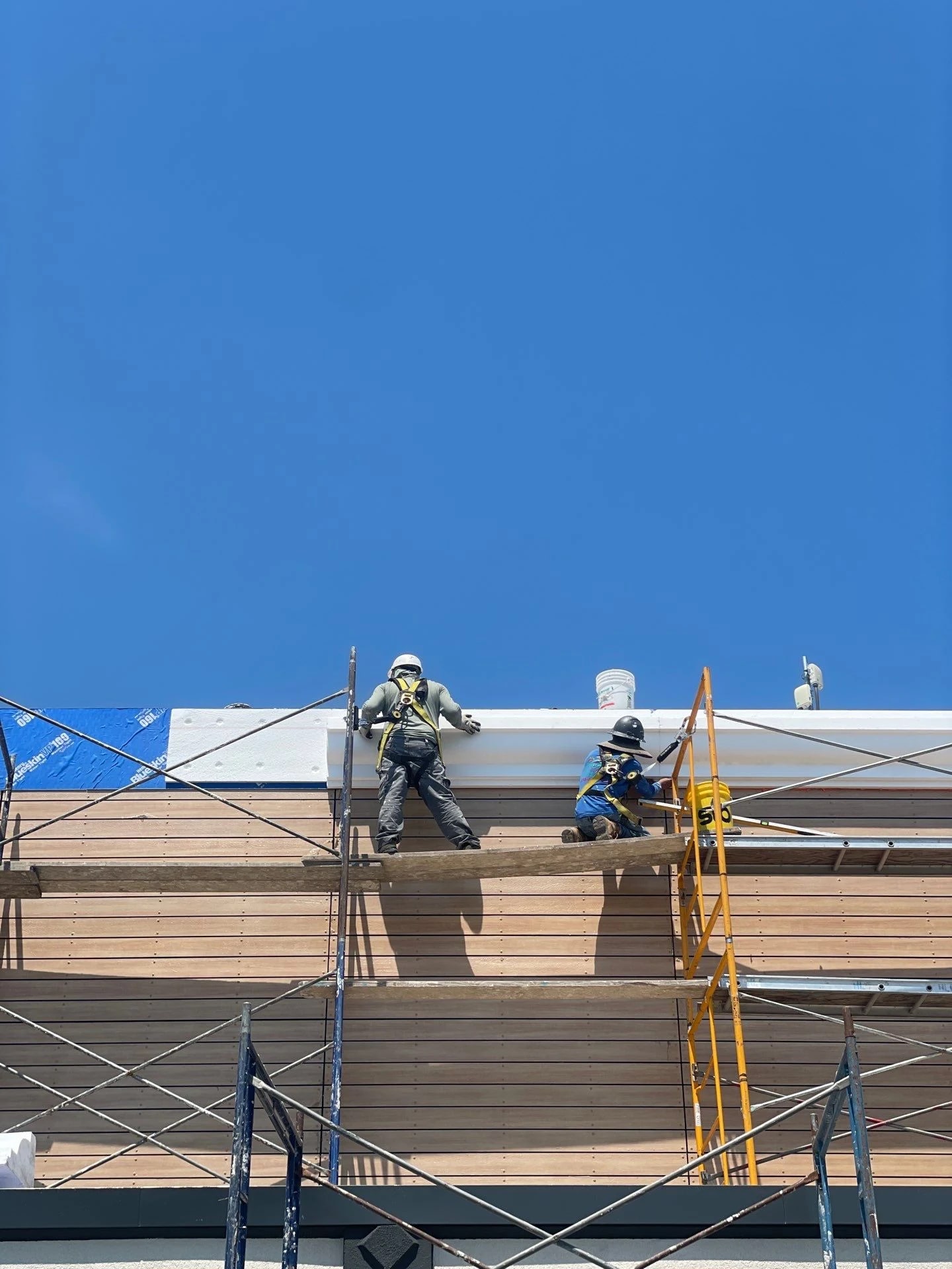 EIFS cornice repair.