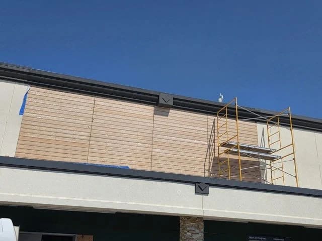 Exterior EIFS repair.
