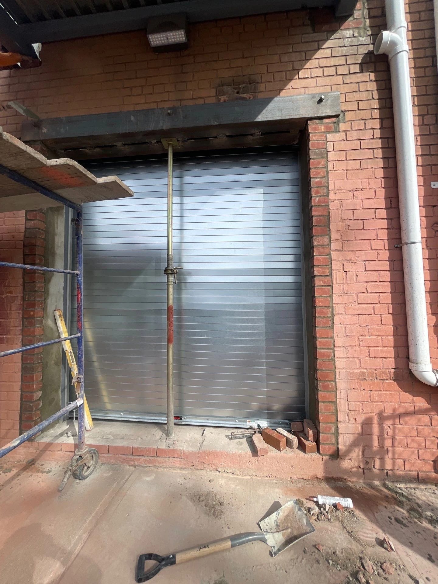 Exterior finished brickwork.