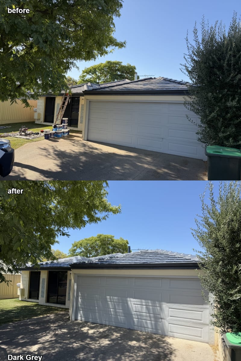 Completed roof restoration by Roof Restorers Perth