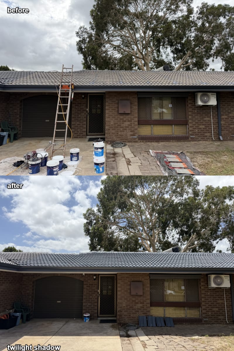 Completed roof restoration by Roof Restorers Perth