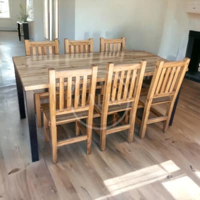 Mesa + 6 Sillas Minimal Gaucha