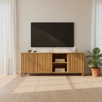 Mesa De Tv Varillado