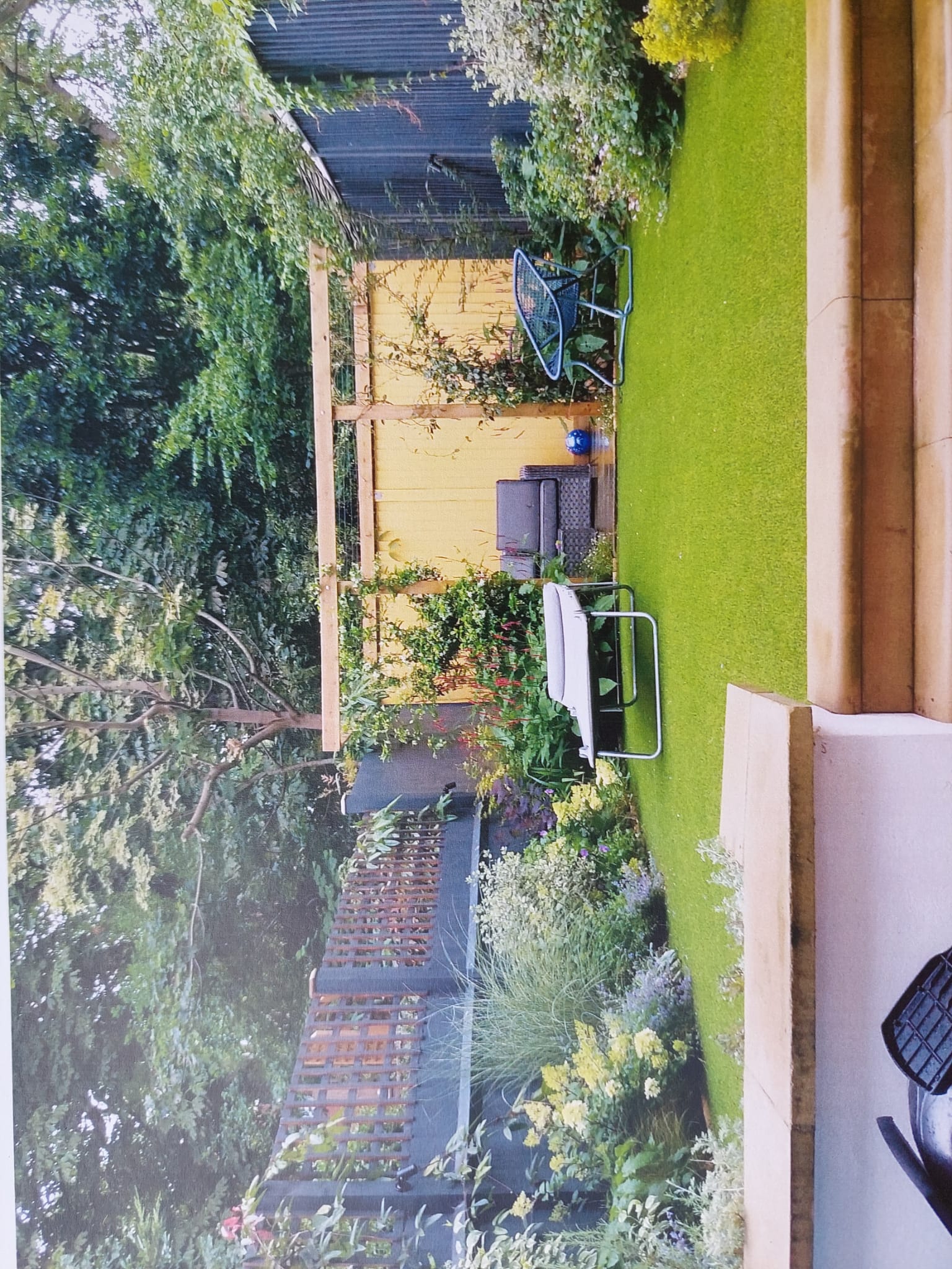 image of a garden before a makeover