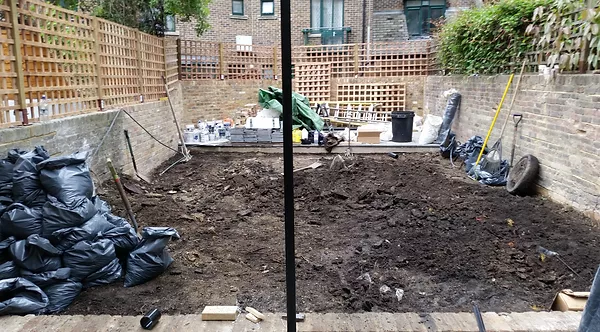 image of a garden after a makeover