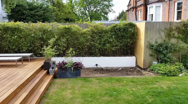 image of a garden after a makeover