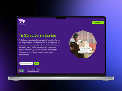 Captura de pantalla del proyecto GoCourier