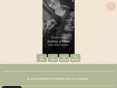 Captura de pantalla del proyecto Invitación Digital