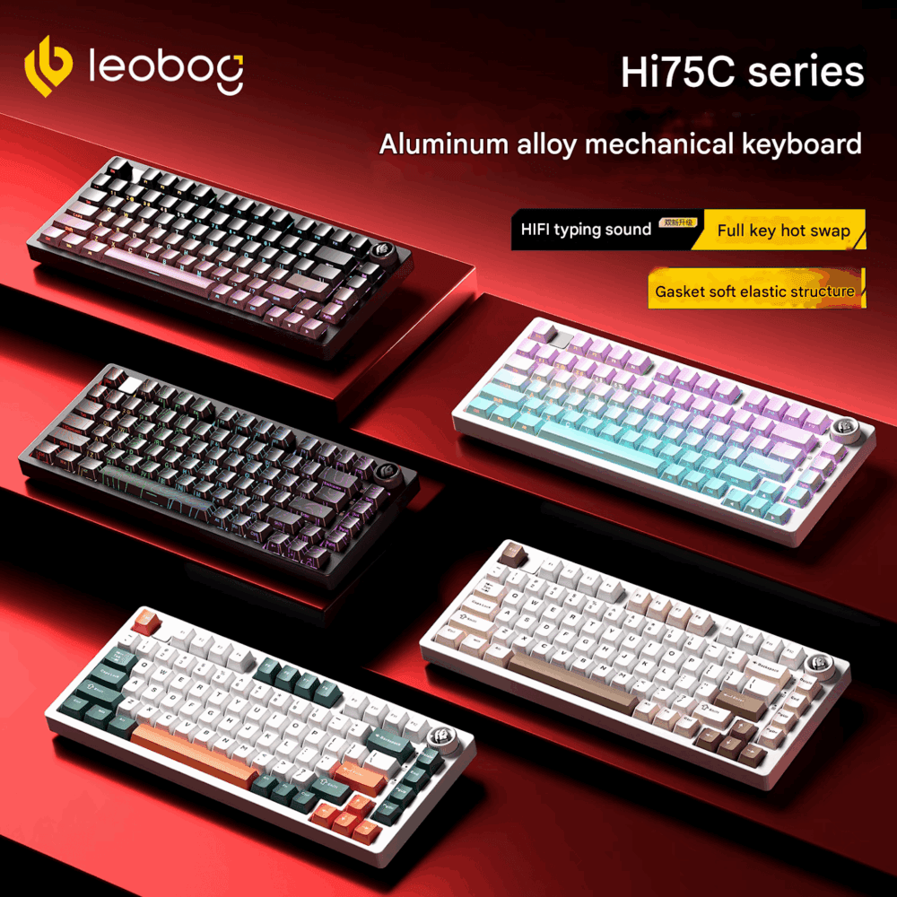 Bàn phím cơ nhôm Leobog HI75C