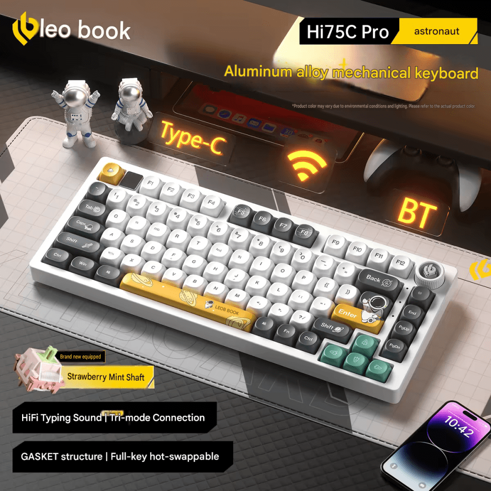 Bàn phím cơ nhôm Leobog HI75C