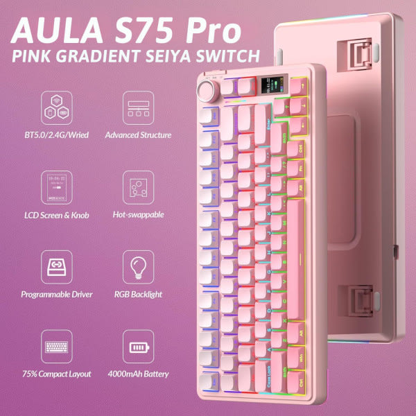 BÀN PHÍM CƠ AULA S75 PRO