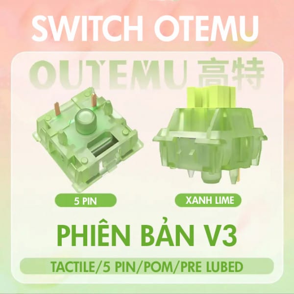 SWITCH OUTEMU SILENT LIME V3
