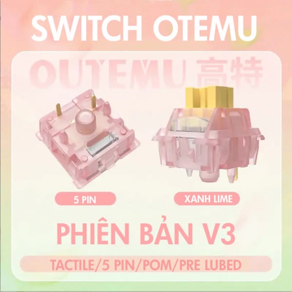 Switch Outemu Silent Peach v3