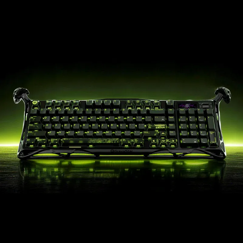 Bàn Phím Cơ Gravastar K98 Pro – Ghost Black