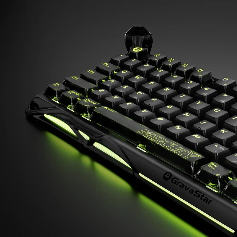 Bàn Phím Cơ Gravastar K98 Pro – Ghost Black