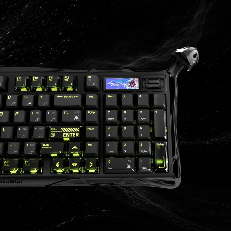 Bàn Phím Cơ Gravastar K98 Pro – Ghost Black