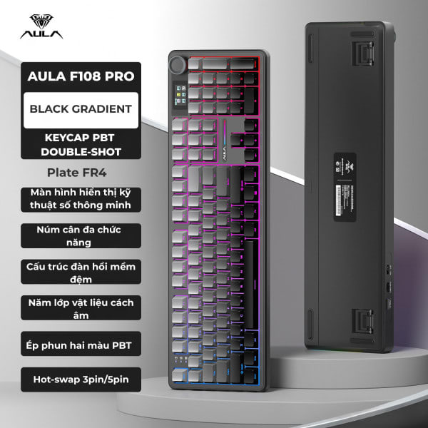 BÀN PHÍM CƠ AULA F108 PRO