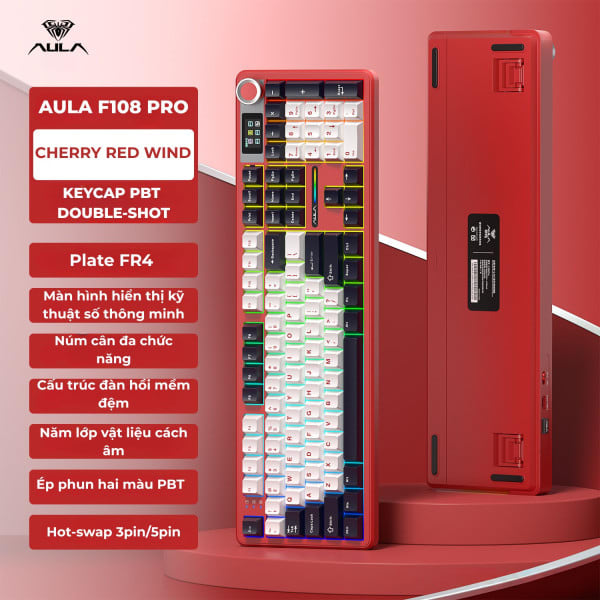BÀN PHÍM CƠ AULA F108 PRO