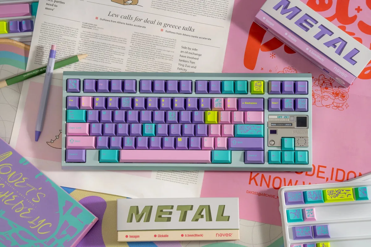 Keycap Cherry KeyKobo Monet's Psychedelic ABS Doubleshot