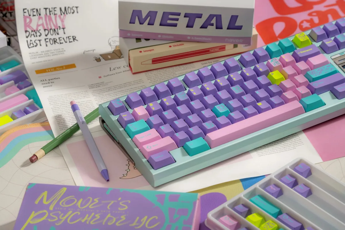 Keycap Cherry KeyKobo Monet's Psychedelic ABS Doubleshot