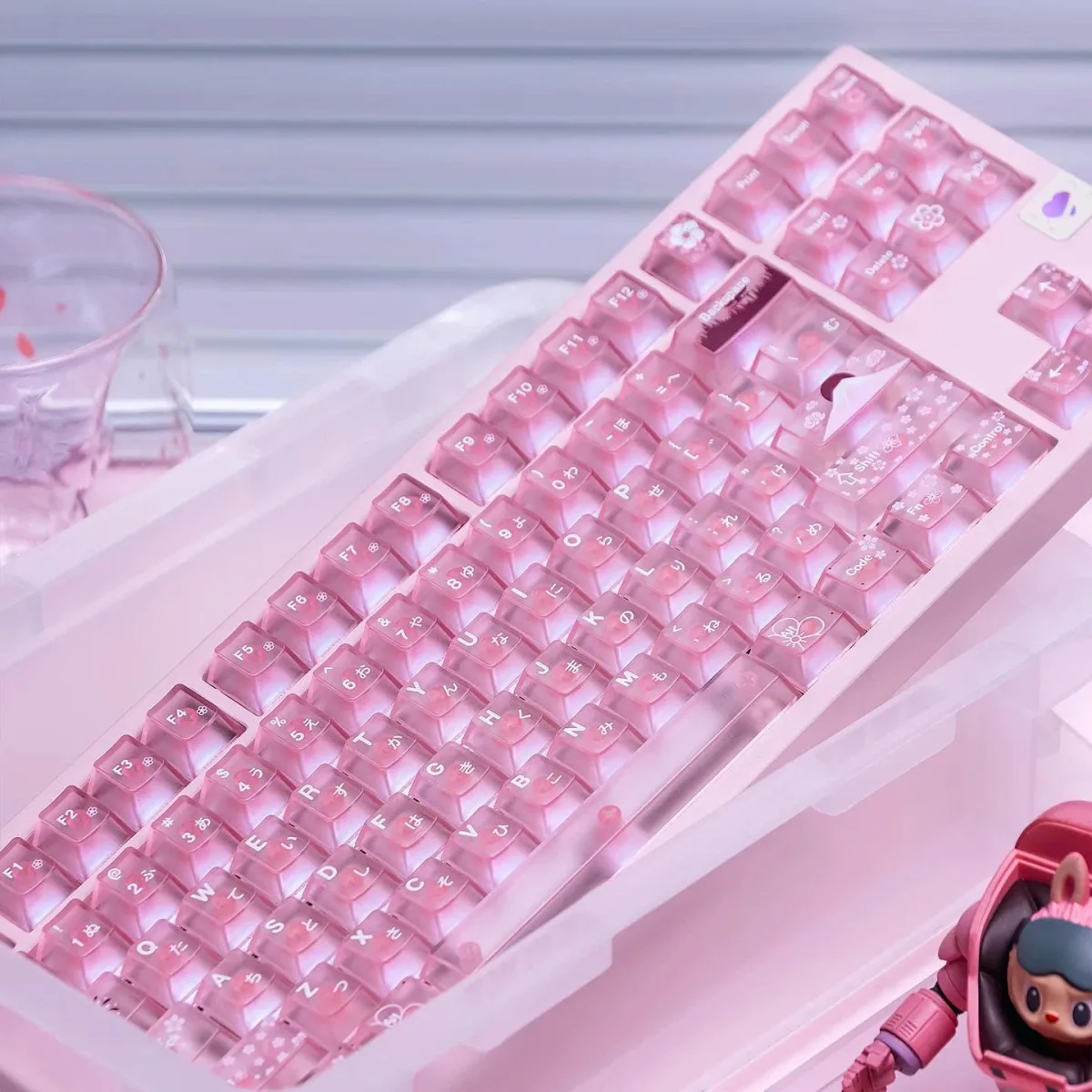 Keycap Mintcap Spring Xuyên Led Cherry PC