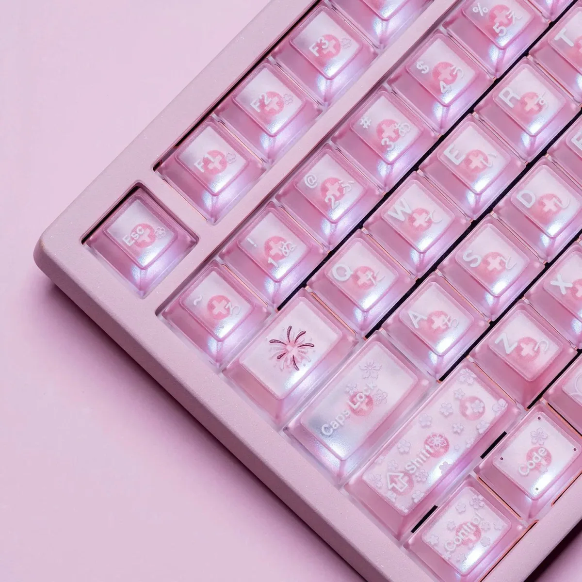 Keycap Mintcap Spring Xuyên Led Cherry PC