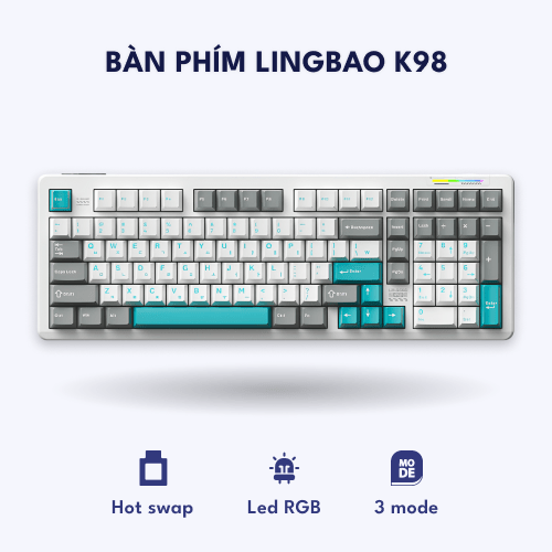Bàn Phím Cơ Lingbao K98