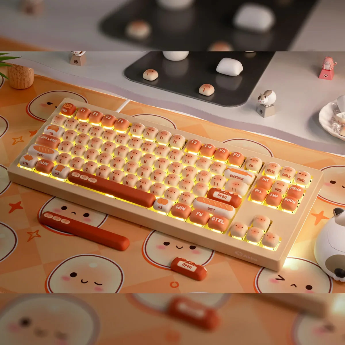 Bàn Phím Cơ Akko 5087B V3 – Bun Wonderland